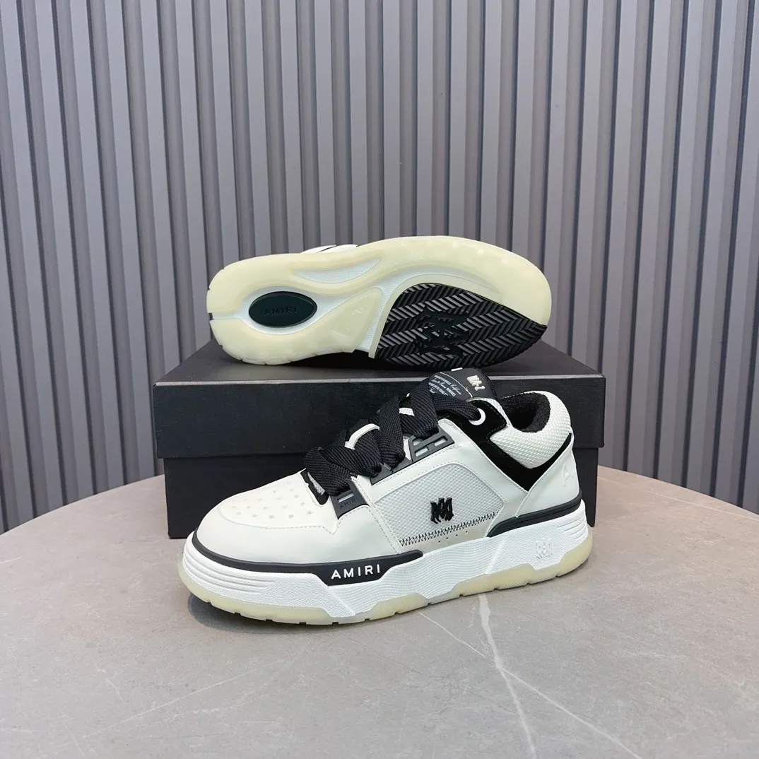 Men's shoes 💰660💰 AMIRI AMIRI trendy brand hot sale 🔥 Available all year round, couples 💑 Official website synchronization Imported fabrics 1⃣️ vs 1⃣️ replica, original factory special original sole, 35-45 (45. non-refundable)